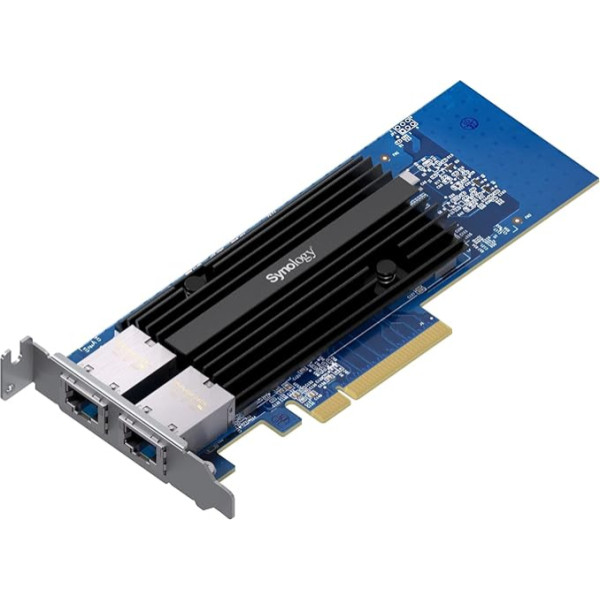 Synology 2 portu 10GbE RJ-45 PCIe tīkla adapteris E10G30-T2