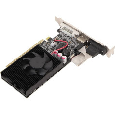 Dpofirs For GT210 grafiskā karte, GT210 1G DDR3 64 bitu grafiskā karte ar 2560 x 1600 izšķirtspēju, ventilators, 3D API grafiskā karte galddatoriem