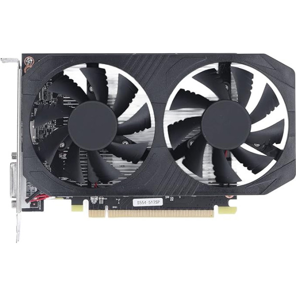 RX550 GDDR5 grafiskā karte, PCI Express 3.0, 4GB GDDR5 128BIT ar diviem ventilatoriem, DVI/DP/HDMI pieslēgvieta, 4K HDR galddatora grafiskā karte mājas birojam spēlēm