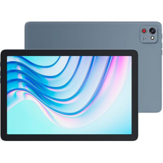 CUBOT TAB 60 Tablet 10,1 Zoll HD+, 4 GB un 128 GB, 13 MP kamera, 6000 mAh, Android 13, OctaCore Prozessor, Grau