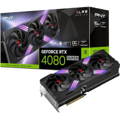 PNY GeForce™ RTX 4080 SUPER™ 16GB XLR8 Gaming Verto™ Epic-X RGB™ Overclocked Triple Fan DLSS 3