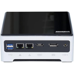 Venoen Mini PC NUC I7 9750H, seškodolu 12 vītņu, Windows 10 Pro, 32GB DDR4 RAM, 500GB NVME SSD, HDMI, DP, HTPC 4K, 6 USB 3.0, Gigabit LAN, Bluetooth, Dual Band WiFi, galda dators ar ventilatoru, A. Automātiska ieslēgšanās