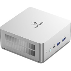 MINIS FORUM UN1290 Mini-PC, Intel Core i9 12900HK, 32 GB RAM, 512 GB SSD, 14 Core/20 Thread Desktop-PC, HDMI 2.0/USB-C/DP 1.4, 2,5 G RJ45 LAN, 5 USB savienojumi, Wi-Fi 6