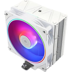 Thermalright Assassin Spirit 120 EVO WHITE ARGB CPU dzesēšanas gaiss ar 4 x 6 mm siltuma caurulēm, TL-S12W-S PWM ventilatora dzesētājs, 156 mm augsts, AMD:AM4 AM5/Intel 1700/1150/1151/1200