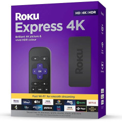 Roku Express 4K | HD/4K/HDR straumēšanas multivides atskaņotājs | darbojas tikai Vācijā