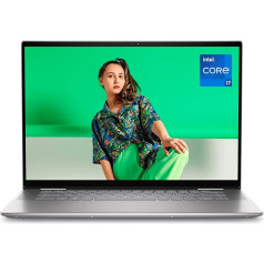 Dell Inspiron 16 2-in-1 konvertējamais klēpjdators | 16 collu FHD+ Touch 300nits WVA displejs | Intel Core i7-1260P | 16 GB RAM | 512 GB SSD | Intel ADL-P P28 Iris | Windows 11 Home | QWERTZ tastatūra | Platinum