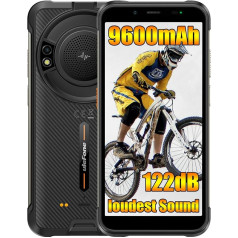 Ulefone Power Armor 16S Āra mobilais tālrunis bez līguma, Android 13 16GB + 128GB + 2TB Āra viedtālrunis bez līguma, 3,5W skaļrunis, 9600mAh, 50MP, 5,93 collu FHD+, IP68 mobilais tālrunis, Dual