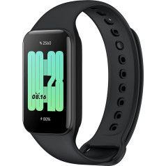 Xiaomi Mi Smart Band fitnesa un aktivitāšu sekotājs (AMOLED displejs, SpO2 izsekošana, miega monitors, sirdsdarbības monitorings, paziņojumi, pedometrs, 5ATM ūdensizturīgs, Mi Fit lietotne)