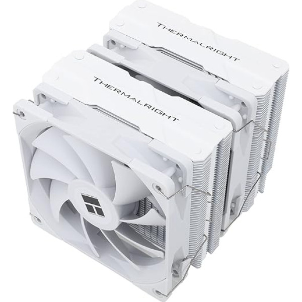 Thermalright Peerless Assassin 120 White CPU gaisa dzesētājs, 6 sildelementi, 120 mm TL-C12W PWM ventilators, AGHP tehnoloģija, AMD AM4/AM5 Intel LGA 1150/1155/1200/1200/2011111 1 0