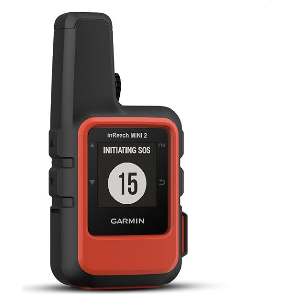 Garmin inReach Mini 2 - GPS satelīta sakaru ierīce ar 24/7 neatliekamās palīdzības izsaukuma funkciju, ziņu sūtīšanu visā pasaulē bez mobilā tālruņa saņemšanas (nepieciešams abonements) un bultas navigāciju, līdz 14 dienām