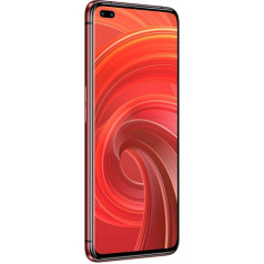 Realme X50 Pro 5G 6,44 collu FHD+ AMOLED displejs DualSIM viedtālrunis, 8GB RAM + 256GB ROM, četrkājaina kamera, Moss, sarkans