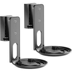 my wall Sonos Era100 HS40L Wall Mount for Sonos Era100, Wall Mount Era100, Set of 2, Tilting, Swivelling, Space-saving, Perfectly Adjustable, Sonos Holder with Cable Management