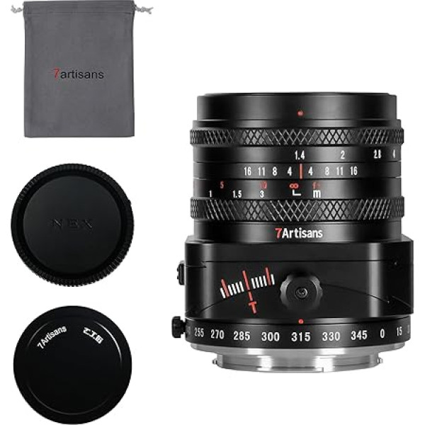 7artisans 50 mm F1.4 slīpēšanas objektīvs ar APS-C kadru un 2-in-1 saderību Fujifilm bezspoguļa kamerām X-A1X-A10X-A2X-A3A-atX-M1XM2X-T1X-T10X-T2X-T20X-Pro1X-Pro2X-E1X-E2 E-E2s