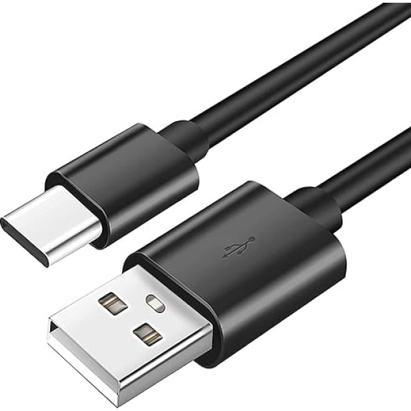 Aiivioll USB C lādēšanas kabelis Marshall austiņām austiņu USB A uz C tipa rezerves ātrās uzlādes kabelis (1 m)