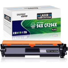 SINOPRINT CF294X juoda suderinama CF294X 94X CF294A 94A HP M118dw tonerio kasetė su lustu, skirta Laserjet Pro MFP M148dw M148fdw M149fdw M118dw M148 M149 M118dw M148 M149 M118