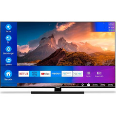 MEDION X15021 (MD 30961) 125,7 cm (50 collu) QLED televizors (Smart TV, 4K, Dolby Vision HDR, Dolby Atmos, Netflix, Prime Video, PVR, Bluetooth, MEMC, Micro Dimming)