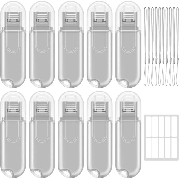 TEWENE USB Stick 4GB 10 Stück Set,USB Speicherstick Flash Drive Memory Stick,High Speed USB Stick 2.0 Silbrig.