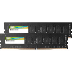 SP Silicon Power 16GB (2x8GB) DDR4-2666MHz 288-Pin CL19 1.2V Non-ECC Unbuffered UDIMM Desktop Memory Atmiņa saderīga ar Intel Skylake-X platformām/Kaby Lake-X CPU sērijas pamatplatēm