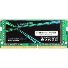 Sharevdi 16GB DDR4 2666MHz CL19 SODIMM 1.2V 260-pin Non-ECC SODIMM Laptop Notebook Mini Computer RAM Memory Module (DDR4 16GB)