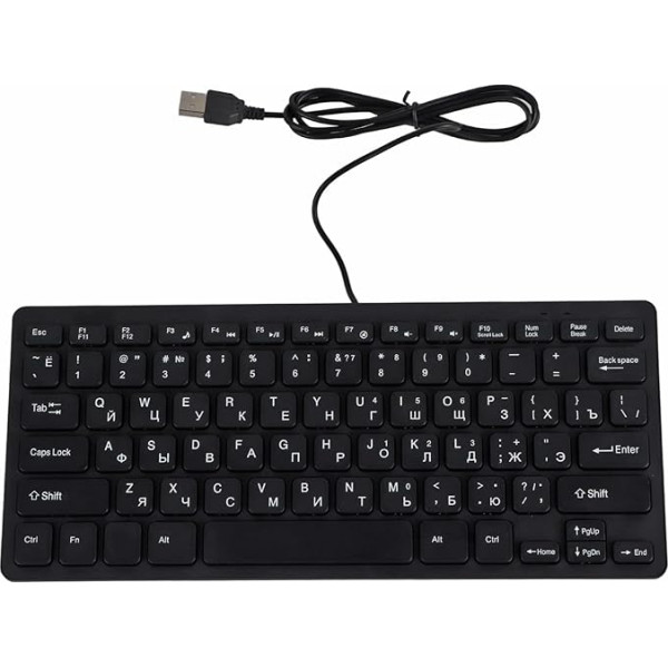 CCYLEZ datora tastatūras, mehāniskā tastatūra, vadu USB tastatūra ar ergonomisku dizainu, vācu/franču/krievu/krievu valodai, klēpjdatoriem, datoriem un datoriem