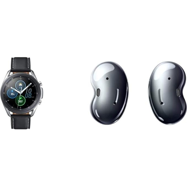 Samsung Galaxy Watch3, apaļš Bluetooth viedpulkstenis ar Android, rotējoša apmale, fitnesa sekotājs, liels ekrāns