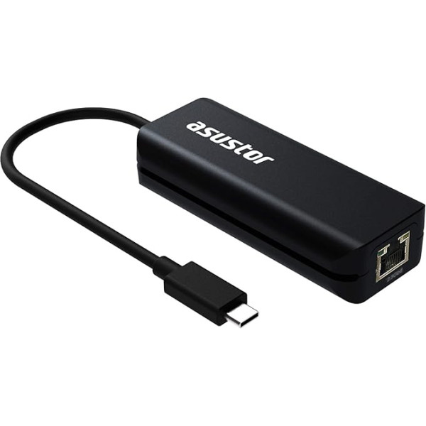 Asustor AS-U2.5G USB C 3.2 to 2.5-Gigabit Ethernet Base-T Adapter