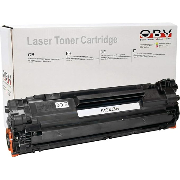 OBV kompatibler Toner als Ersatz für Canon 728 / CRG-728 für Canon I-Sensys MF 4410 / MF 4430 / MF 4450 / MF 4550 D/MF 4570 DN/MF 4580 DN/Fax L 150 / Fax L 170 / Fax L 410 / LBP 6200d