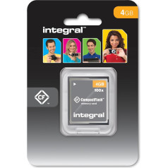 Карта памяти Integral Memory INCF4GV2 CompactFlash зеленый Зеленый 4 ГБ