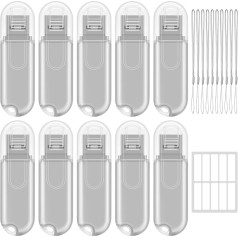 TEWENE USB stick 8GB 10 Stück Set,USB Speicherstick Flash Drive Memory Stick,Ātrgaitas USB Stick 2.0 Silbrig.