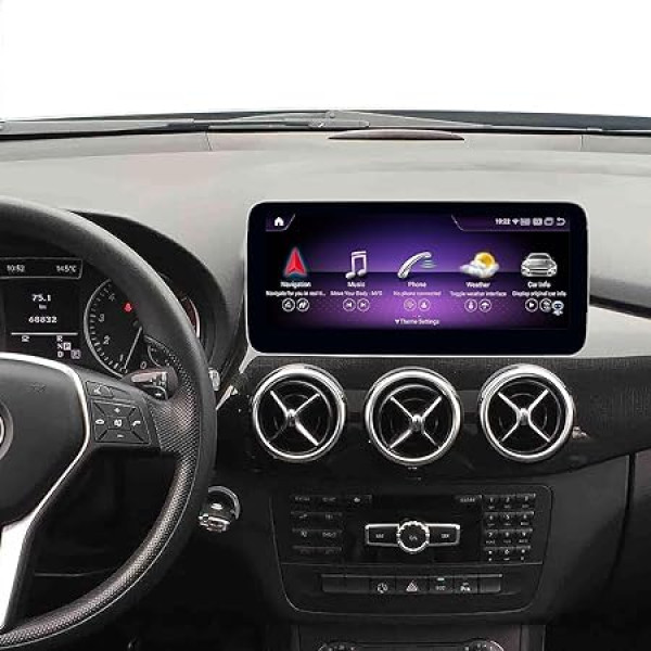 Android 13 Auto radio ar 12,3 collu skārienjūtīgo ekrānu 2013-2015 Mercedes Benz A/B klases GLA CLA W176 W246 C117 X117 X156 ar NTG 4.5/4.7, auto radio atbalsta Apple Carplay, Android Car, Mirror Link, 8G +