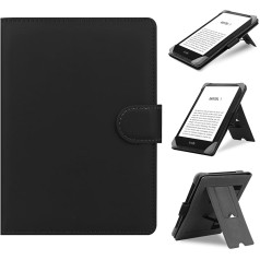 HoYiXi Universal Case Compatible with 6 - 6.8 Inch Kobo/Pocketbook/Tolino/Sony E-Book eReader Kindle Paperwhite/6 Inch Kindle 2022 & 2019/Kobo Clara HD/Kobo Clara 2E Leather Stand Protective Case,