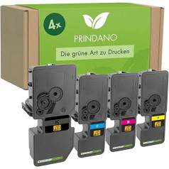 Prindano 4 tonerio kasetės, suderinamos su Kyocera TK-5230 | Ecosys M 5521 CDN M 5521 CDW P 5021 P 5021 CDN P 5021 CDW P 5021 serija M5521CDN M5521CDW P5021 P5021CDN P5021CDN P5021CDN P50021 21CDW P5021