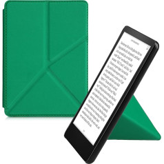 kwmobile Aizsargvāciņš saderīgs ar Amazon Kindle Paperwhite (11th Gen - 2021) - mākslīgās ādas vāciņš - eReader Cover Case - Green