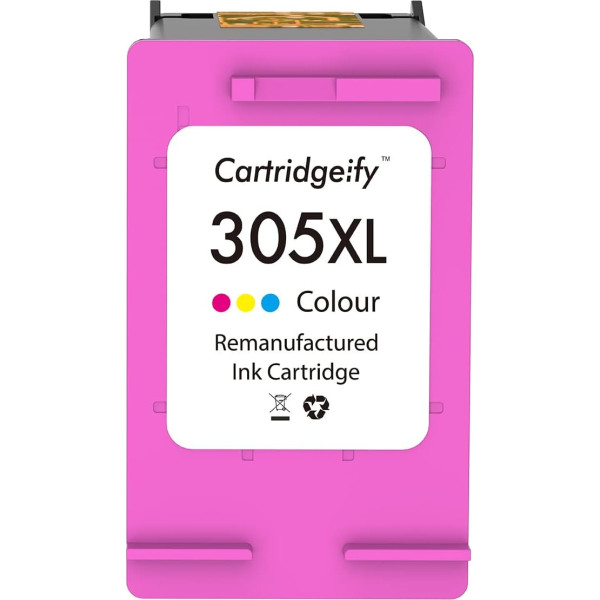 Cartridgeify 305 XL spalvotų spausdintuvų kasetės suderinamos su HP 305 305XL kasetėmis, skirtomis 