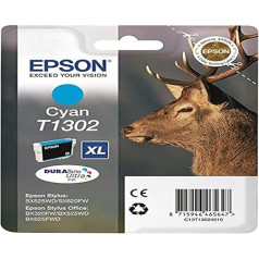 Epson T1302 zilganzaļās krāsas tinte Extra High Kapazitã ¤ t 10.1ml 1 iepakojums Blister ohne Alarm - DURABRITE ULTRA INK