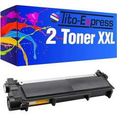 2 Tonera kasetnes XXL priekš Brother TN-2320 MFC-L 2740 DW MFC-L 2700 Series DCP-L 2500 D DCP-L 2520 DW Platinum Serie