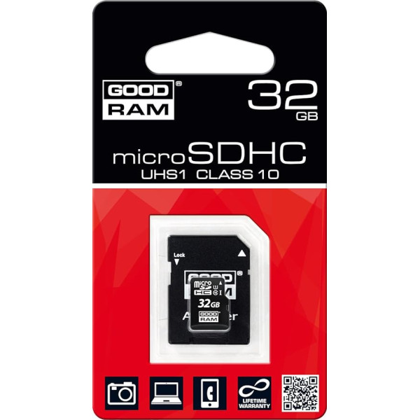 Goodram Micro SD C10 - 32 GB Micro SDHC atmiņas karte