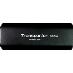 Transporter Portable SSD 512 GB, ārējais SSD (melns, USB-C 3.2 Gen 2 (10 Gbps)