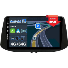 BXLIYER - [Iebūvēts DAB] Android 12 IPS auto radio Hyundai i30 (2017-2018) - Bezvadu Carplay/Android Car/DSP - 4G + 64G - LED kamera + mikrofons - 9 collu 2 DIN - Stūres vadības stūres rats Fast Boot 360-CAM