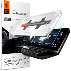 Spigen Glas.tR EZ Fit aizsargstikls saderīgs ar Volkswagen ID.4 2021-2023, ID. 3 2023, 12 collas, šablons uzstādīšanai, matēts, aizsardzība pret atspīdumiem, pret pirkstu nospiedumiem, 9H cietības plēve