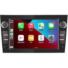 LXKLSZ Auto radio, kas saderīgs ar bezvadu Carplay/Android, priekš Vauxhall Antara Zafira Corsa Vivaro Combo ar 7 collu skārienjūtīgo ekrānu/Bluetooth/Mirror Link/FM/AM/USB/High Performance, melns