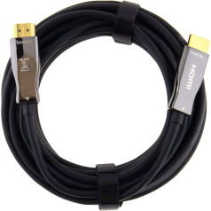 10 m Optical Fibre Optic HDMI 2.0b Cable - UHD 2160p 4K @ 60Hz 4:4:4 HDR HDCP 2.2