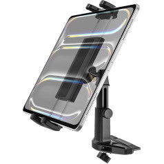 Dosvsi CD Schlitz Auto Tablet Halter, Höhenverstellung KFZ Tablet Halter für CD Slider, Universal CD Player Ständer für iPad Pro 12.9 Mini Air, Galaxy Tab, Z Fold Serie, Z Flip, iPhone, 4-13