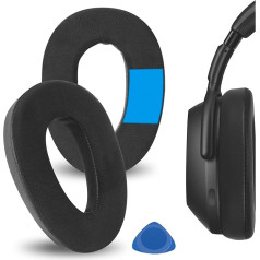 Geekria Sport Cooling Gel rezerves auss spilventiņi Sennheiser PXC 550, PXC 550-II Wireless, MB 660 sērijas austiņu auss spilventiņiem, austiņu auss spilventiņiem, auss vāciņu vāciņu remonta detaļas (melns)