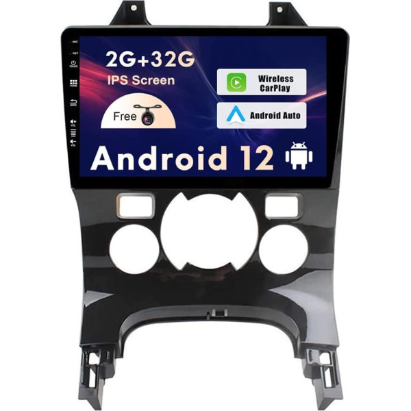 SXAUTO Android 12 autoradio piemērots Peugeot 3008 (2013-2018) - Bezmaksas atpakaļgaitas kamera - [2G + 32G] - GPS 2 DIN - 9 collas - Atbalsta DAB stūres vadību 4G WiFi Bluetooth Carplay Android Car