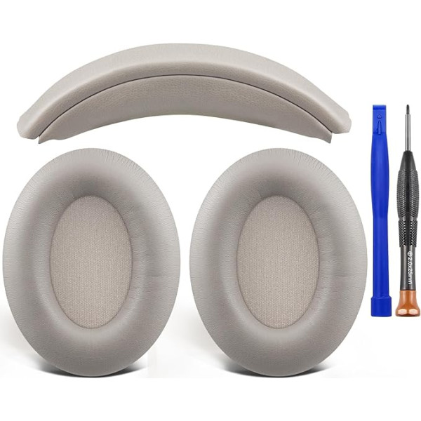 SOULWIT Ohrpolster Polster + Kopfband Stirnband galvas lenta, Ersatz kit für Sony WH-1000XM3 Over-Ear-Kopfhörer, Ersatz Kopfbügel Polster & Ohrpolster Reparaturteil