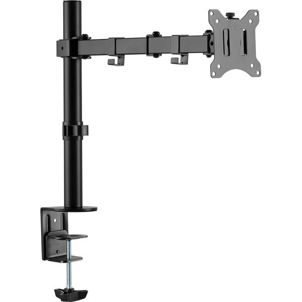 AMER EZCLAMP LCD monitora stiprinājums, pilnībā regulējams/pakāpjams/grozāms 1 ekrānam līdz 32