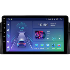 JUNHUA 9 collu autoradio ar navigāciju 2G + 32G nomaiņa BMW E46 M3 325 3 sērijas 318 320, atbalsta bezvadu Carplay Android Car, 1280 x 720 pikseļi, DSP BT WiFi