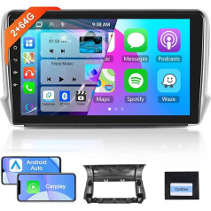 8 kodolu 2 + 64G: Android auto radio ar satelītnavigāciju, 10 collu skārienjūtīgais ekrāns ar Android Auto/Mirror Link/WiFi/GPS/RDS/FM/Bluetooth/USB/DSP, 10 collu skārienjūtīgais ekrāns ar Android Auto/Mirror Link/WiFi/GPS/RDS/FM/Bluetooth/USB/D