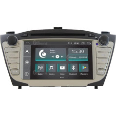 Personalizēts auto radio Hyundai IX35 ar GPS, kameru, pastiprinātāju un nelielu LCD displeju kā standarta Android GPS Bluetooth Bluetooth WiFi USB DAB+ Touchscreen 7 collu 4Core Carplay Android Car